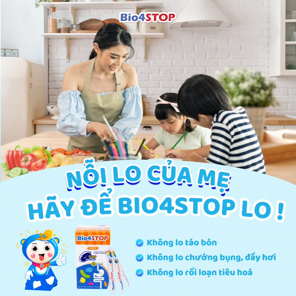 Bio4STOP - Giải pháp tối ưu cho hệ tiêu hóa của bé