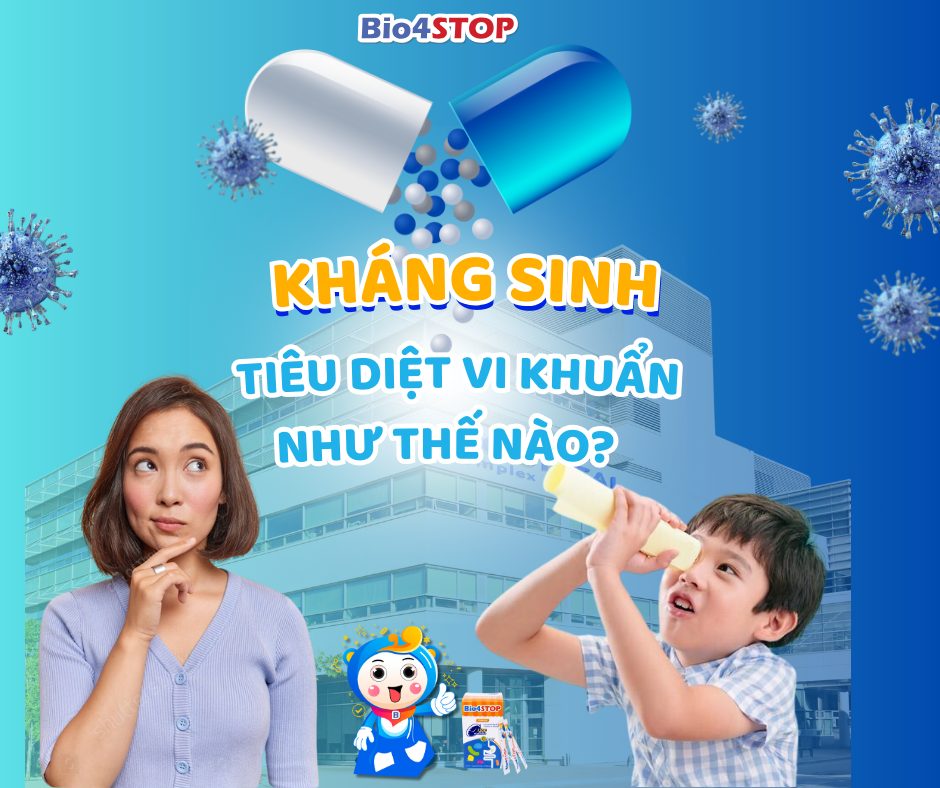 kháng sinh tiêu diệt vi khuẩn như thế nào
