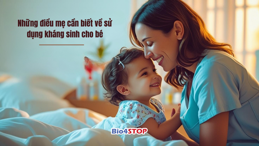 Những lưu ý quan trọng khi dùng kháng sinh cho trẻ em