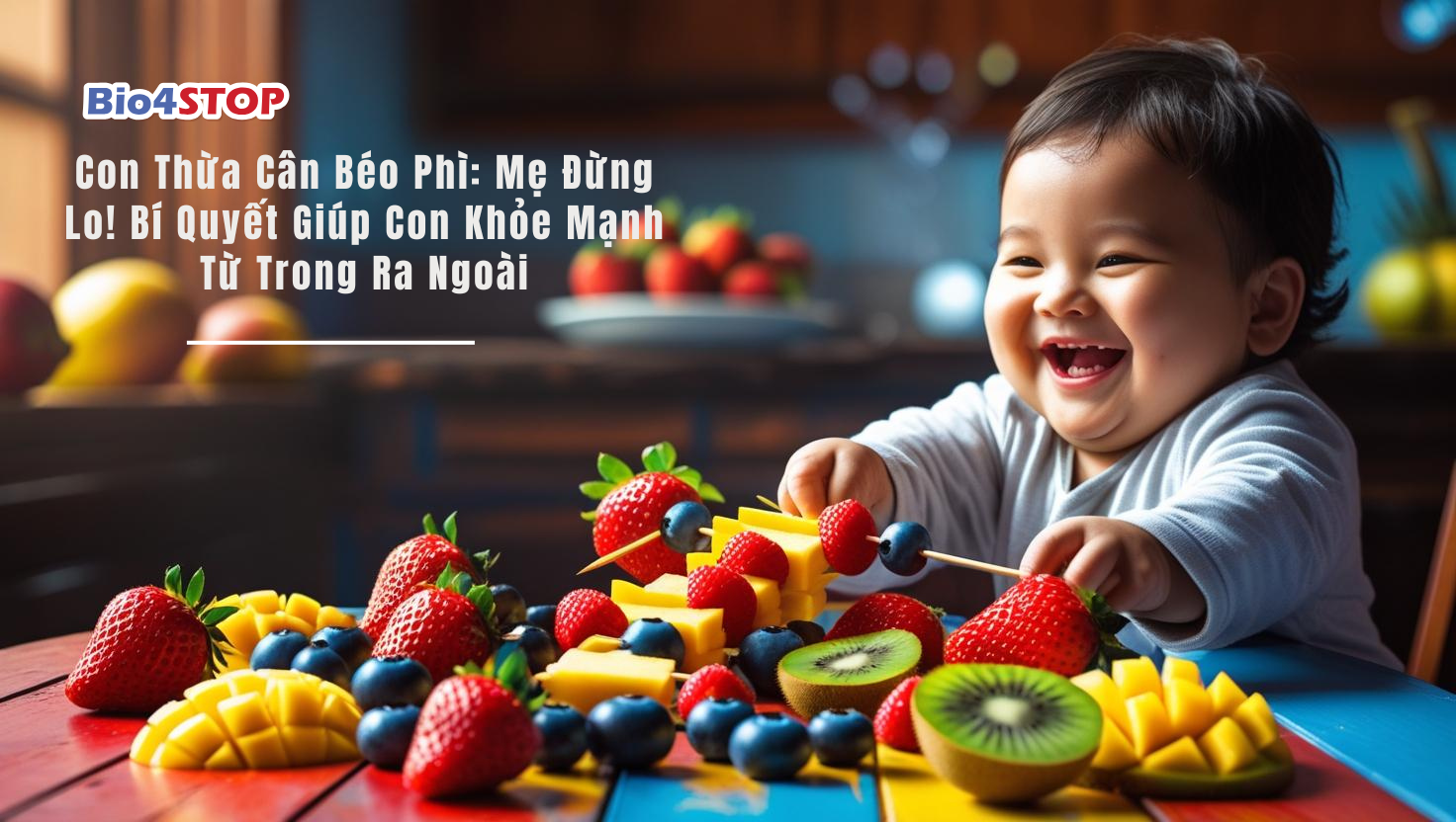 Con Thừa Cân Béo Phì: Mẹ Đừng Lo! Bí Quyết Giúp Con Khỏe Mạnh Từ Trong Ra Ngoài