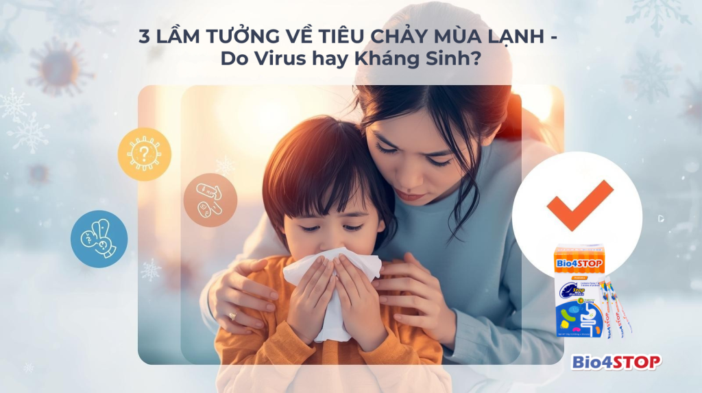 Tiêu Chảy Mùa Lạnh: Do Virus Hay Do Kháng Sinh?