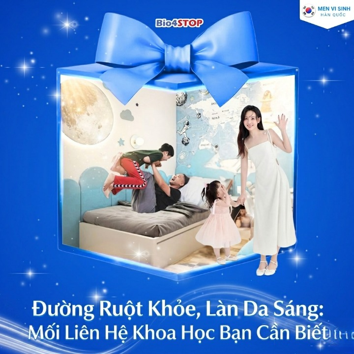 Đường Ruột Khỏe, Làn Da Sáng: Mối Liên Hệ Khoa Học Bạn Cần Biết