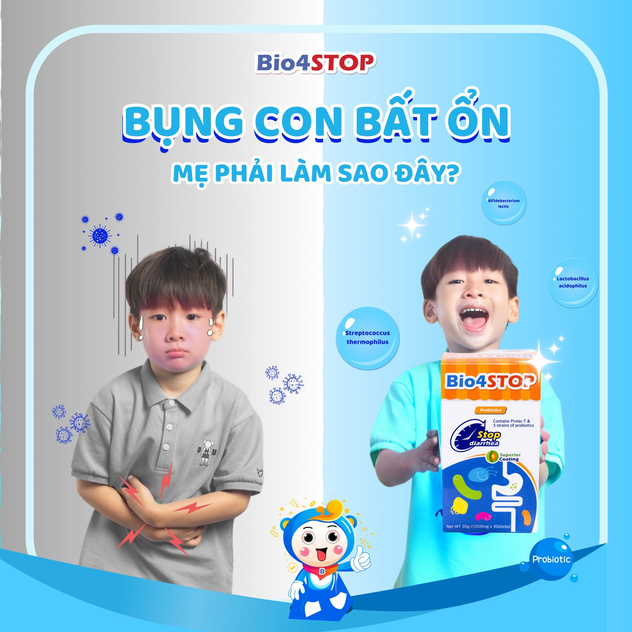 Trẻ Uống Kháng Sinh Bị Tiêu Chảy: Ba Mẹ Cần Làm Gì Ngay Trong 24 Giờ Đầu?